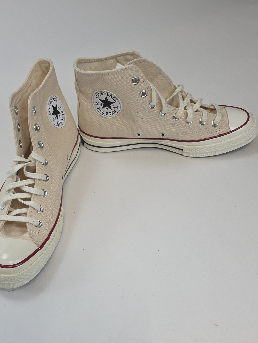 NWT Men's Converse Chuck 70 Canvas (Parchment) Hi-Top Sneakers in Various Sizes